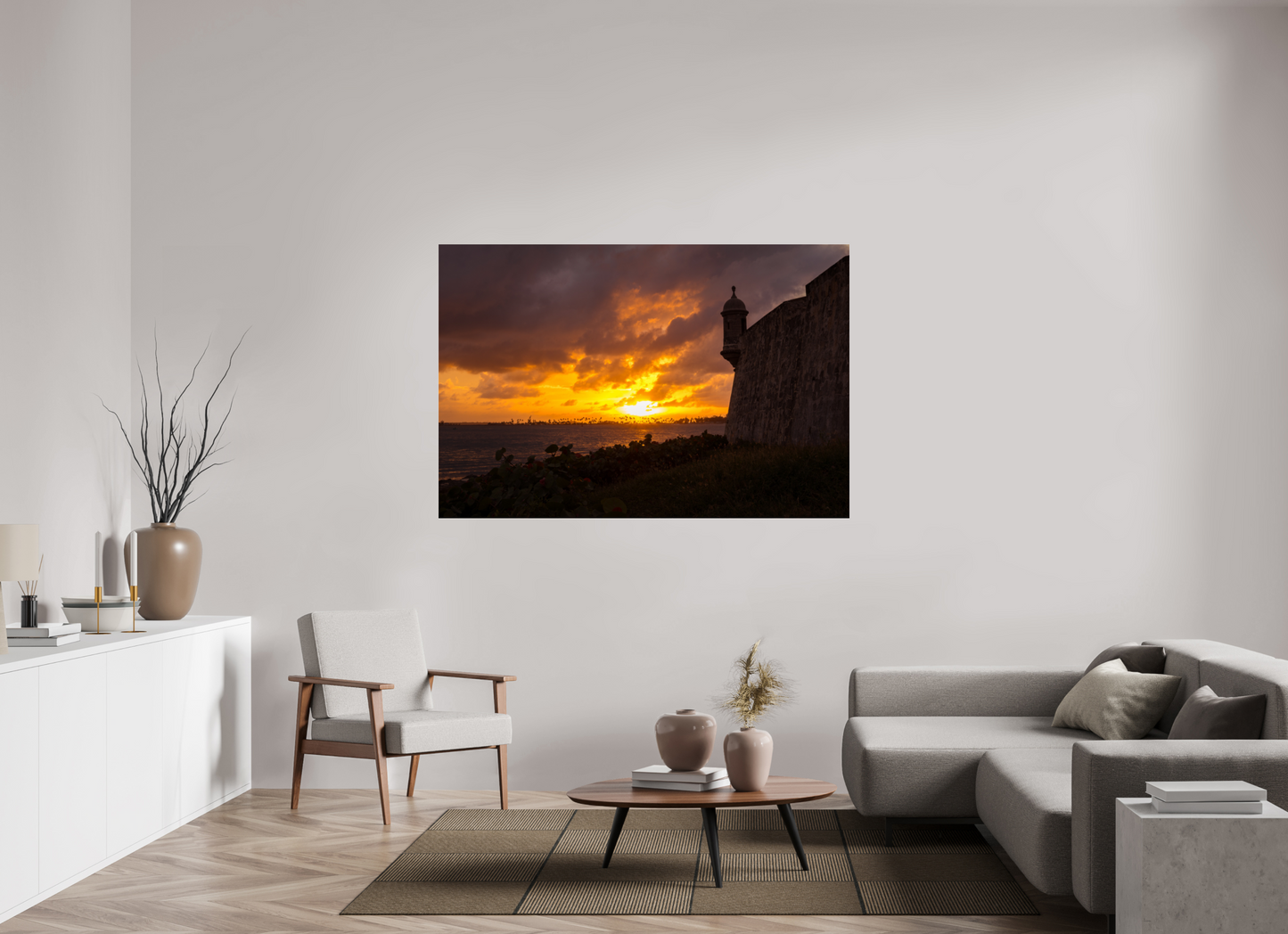 Atardecer en el Viejo San Juan