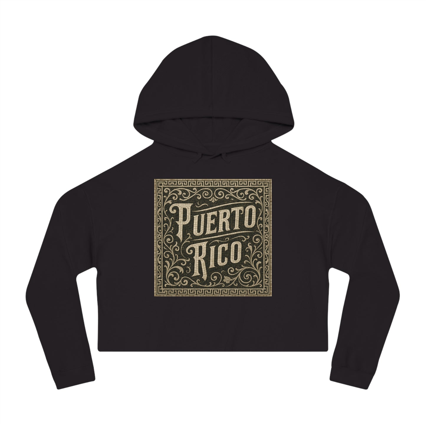 La Isla Cropped Hoodie – Puerto Rico Edition