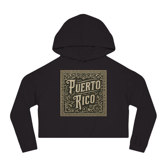 La Isla Cropped Hoodie – Puerto Rico Edition
